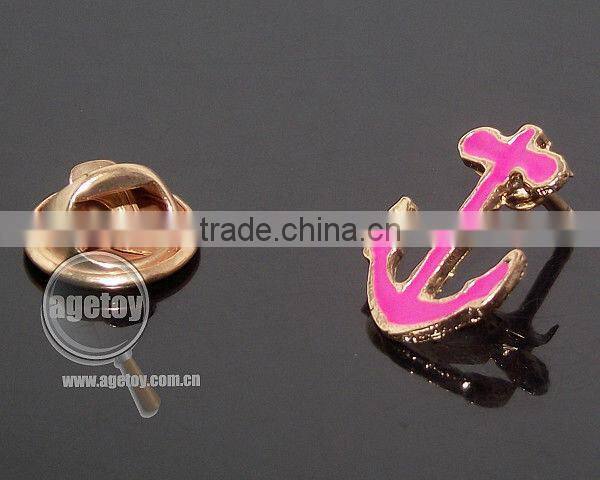 Anchor Shape Pin Badge