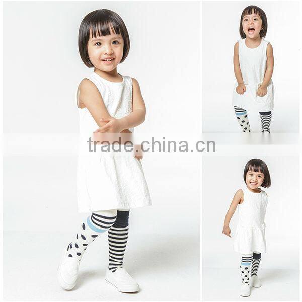 Custom wholesale high quality combed cotton kids tights