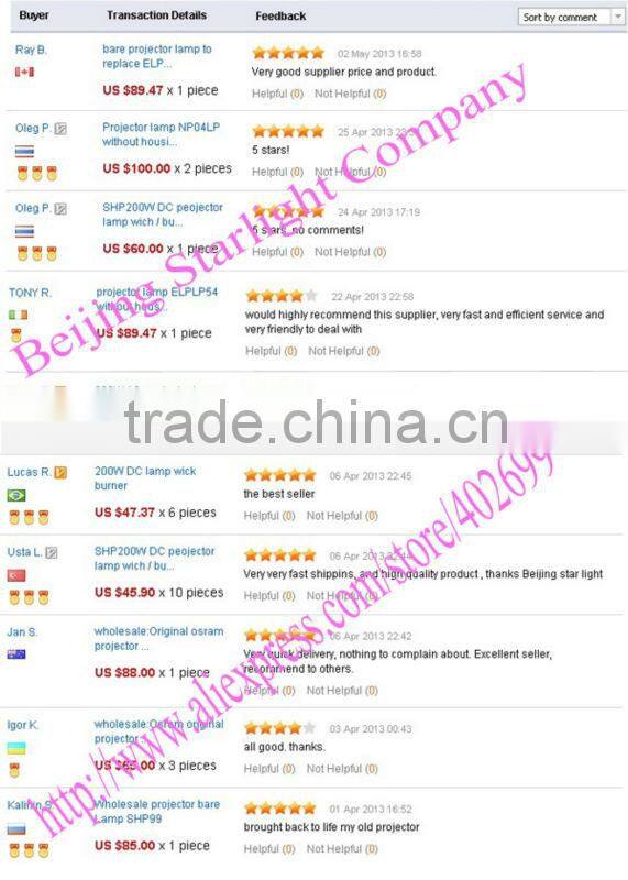 VT48 VT49 VT57 VT58BE VT58 VT59 VT59G projector lamp for nec VT80LP