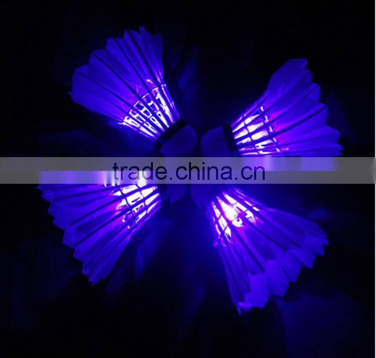 Colorful LED Shuttlecock Badminton for outdoor fun