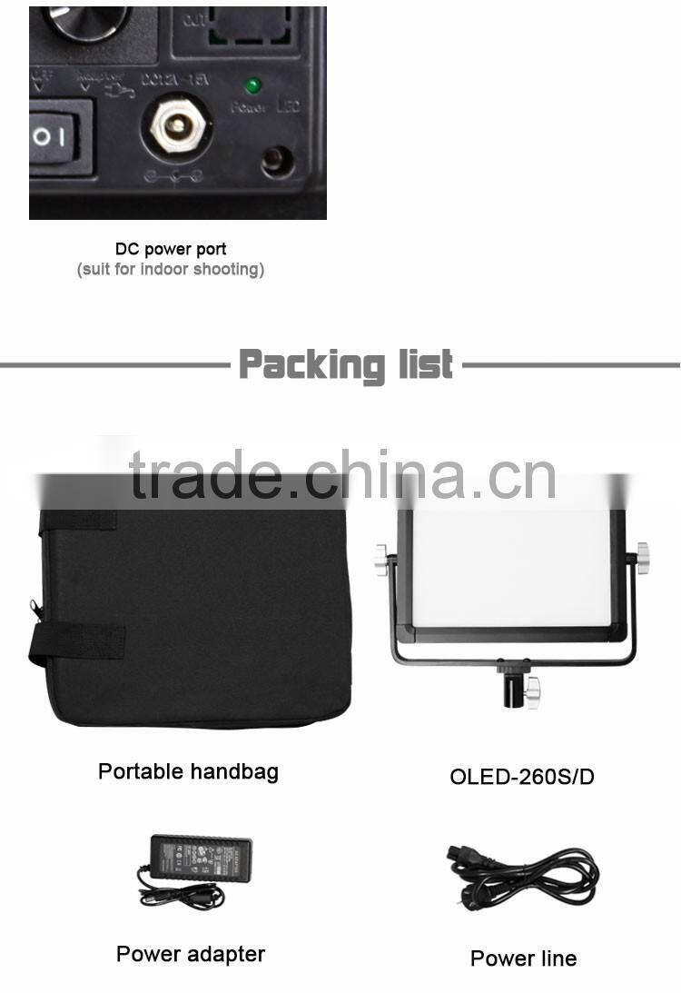 Factory Supply Flim shooting equipment 160pcs Led soft panel light photography studio camera led light