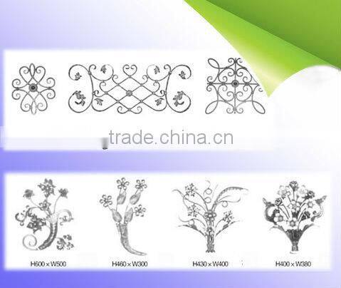 wrought iron fittings, iron baluster