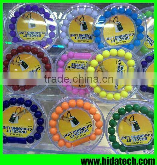 Fashion Buddha Beads USB Cable V8 Data Cable for Samsung Galaxy S6 Edge