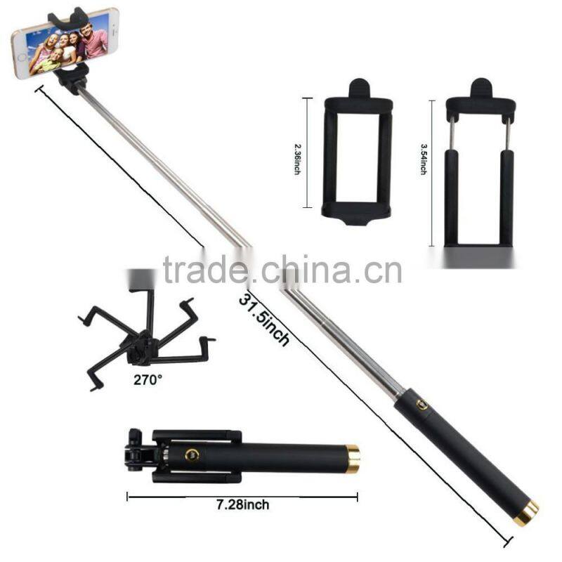 Bluetooth Monopod Selfie Stick mini selfie stick foldable selfie stick