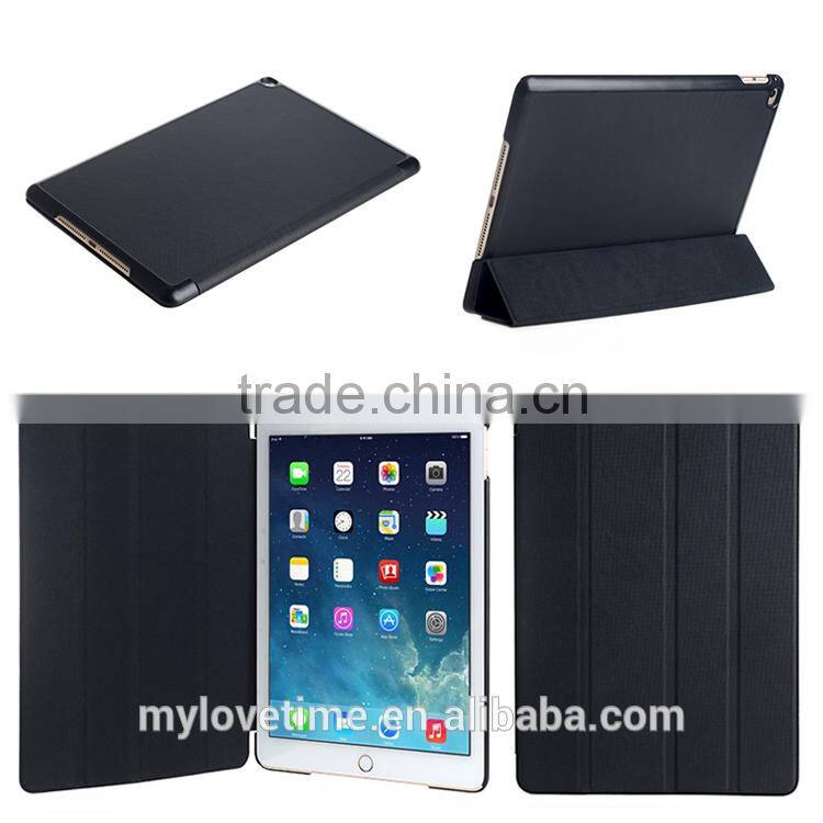 wholesale quality leather stand phone case for ipad air 2