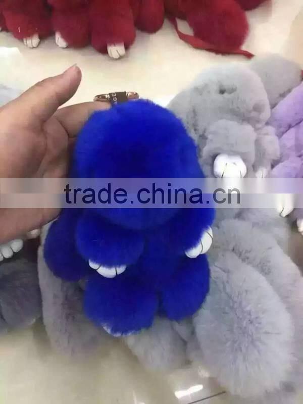real rex rabbit fur stuffed rabbit fur toy
