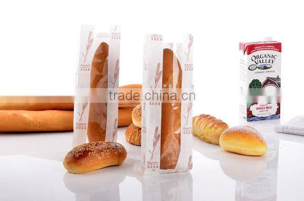 Custom logo printed kraft paper bread packaging