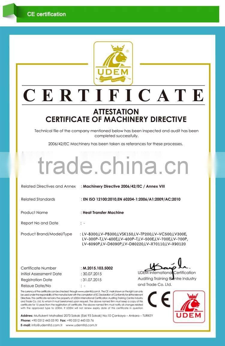 Maple wood skateboard color thermal transfer machine