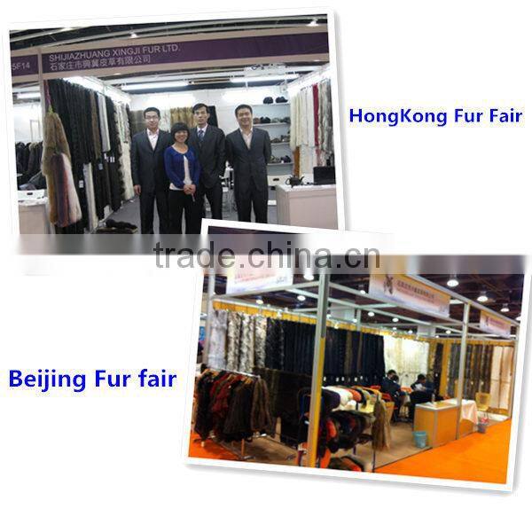 dyed fox fur strips fox trim