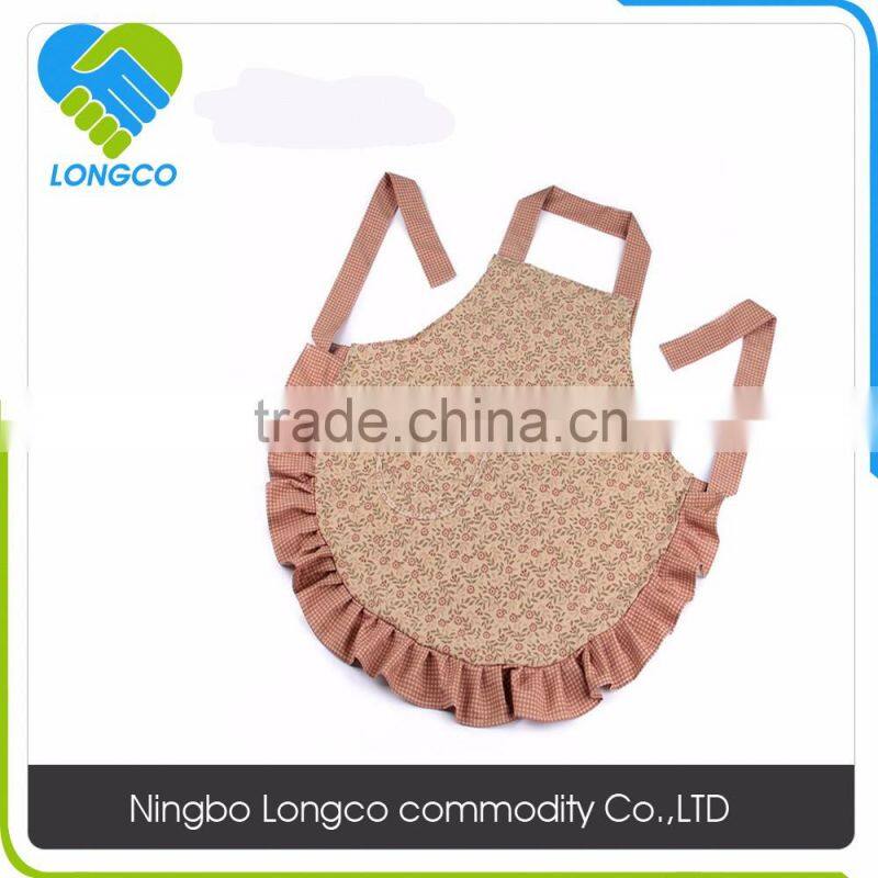 CUSTOMZIED Cheap Promotional Polyester Waterproof Cooking Apron,Fashion Kitchen Apron