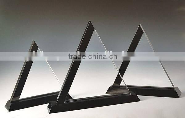 new design star shape crystal trophy award