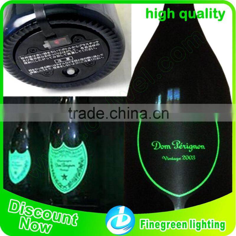 customize sound activated EL label for bottle