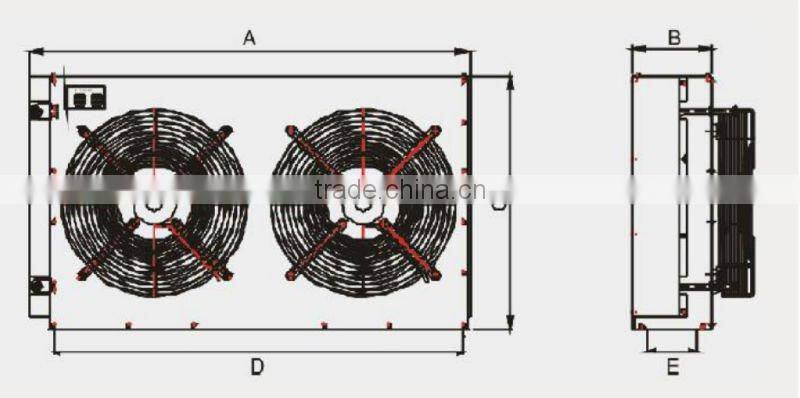 Top Quality and Energy-saving Air Cooled Condenser Series for Cold Room Storage