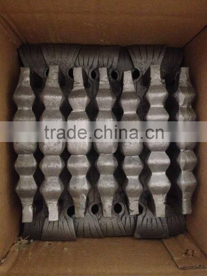 Decorative Forged Wrought Iron Lever Handle for Gate