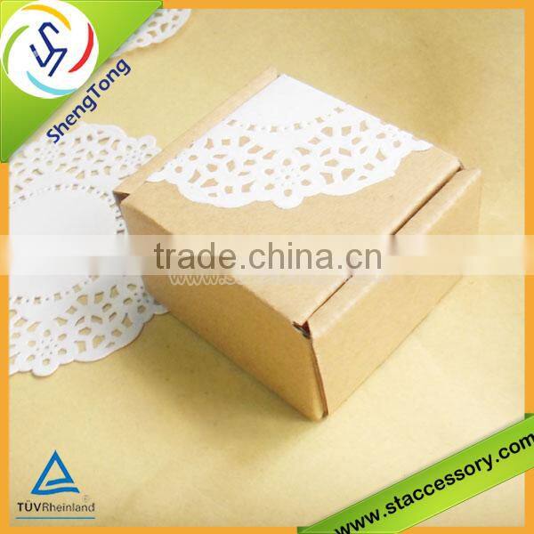 new design high quality recycled kraft paper box