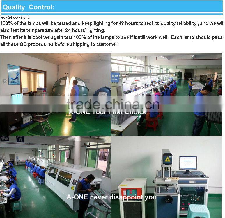 2014 new designed 6w G24 LED Bulb fashion lamp made in China