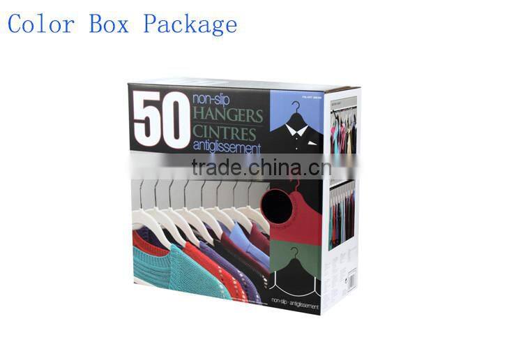 Family Indoors Use Velvet Flocked Trousers Hanger with A Hook