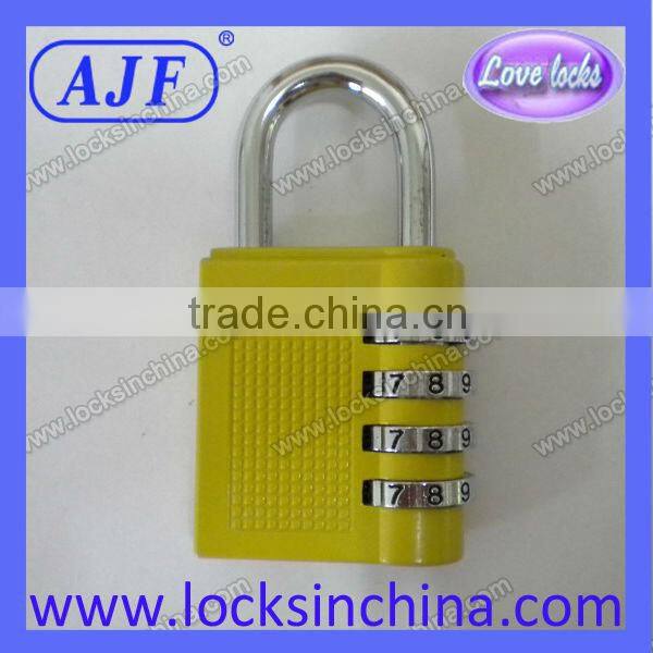 High quality blue travel suitcase padlock