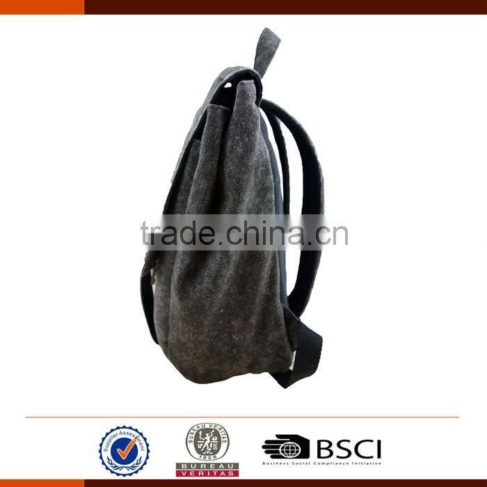 Black Rucksack Fashion korean style backpack
