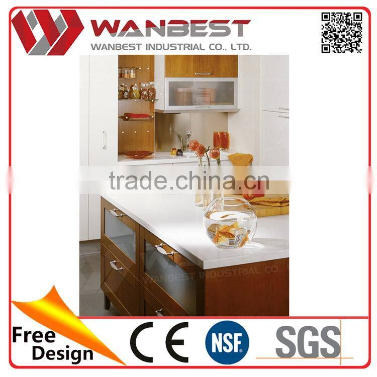 China manufacture discount solid surface kitchen counter tops