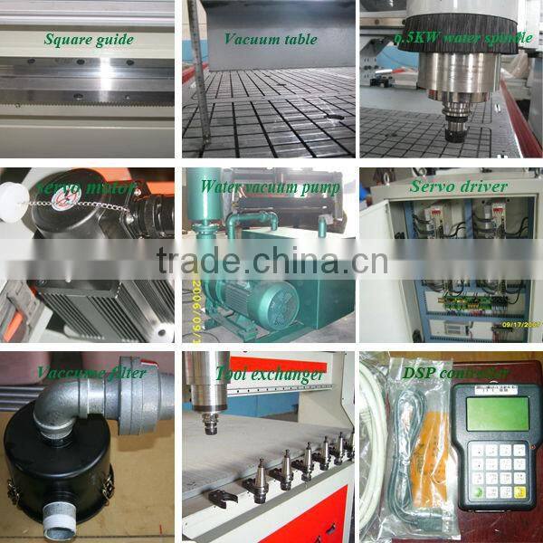 9KW HSD air cooled spindle BT30 holder Carousel ATC cnc woodworking machinery