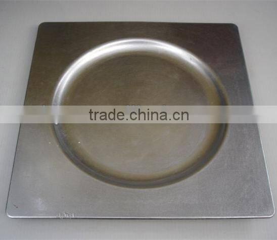 Plastic party square under plates