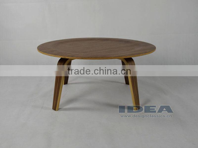 Replica Charles Plywood Coffee Table - Walnut