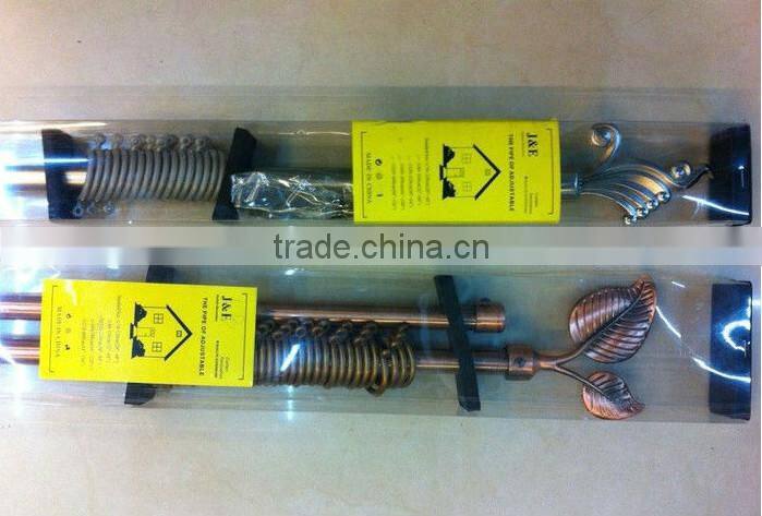 Metal dual curtain rod wholesale