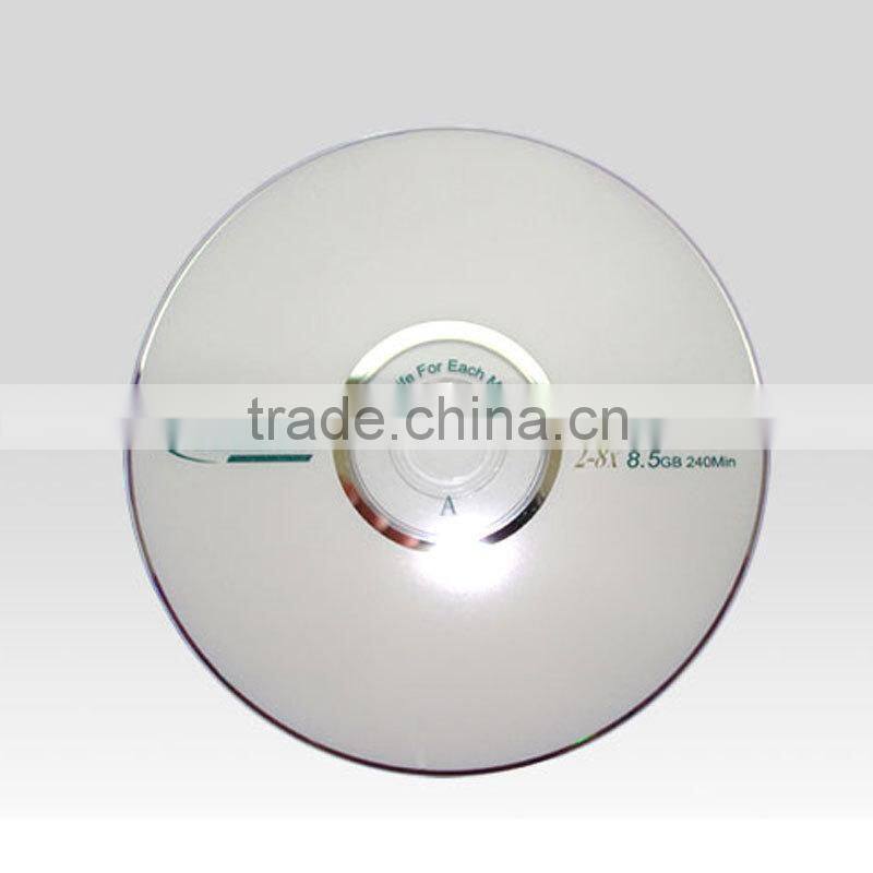 RISHENG 8.5GB dvd manufacture/8.5gb blank dvd-r/8.5G dvdr dl