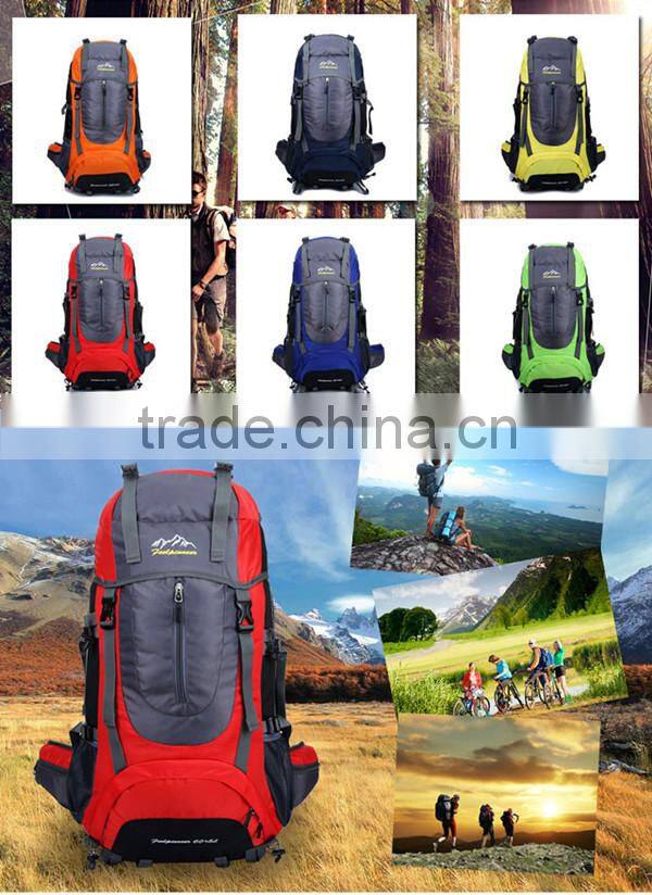 Custom outdoor sprots travel hiking backpack