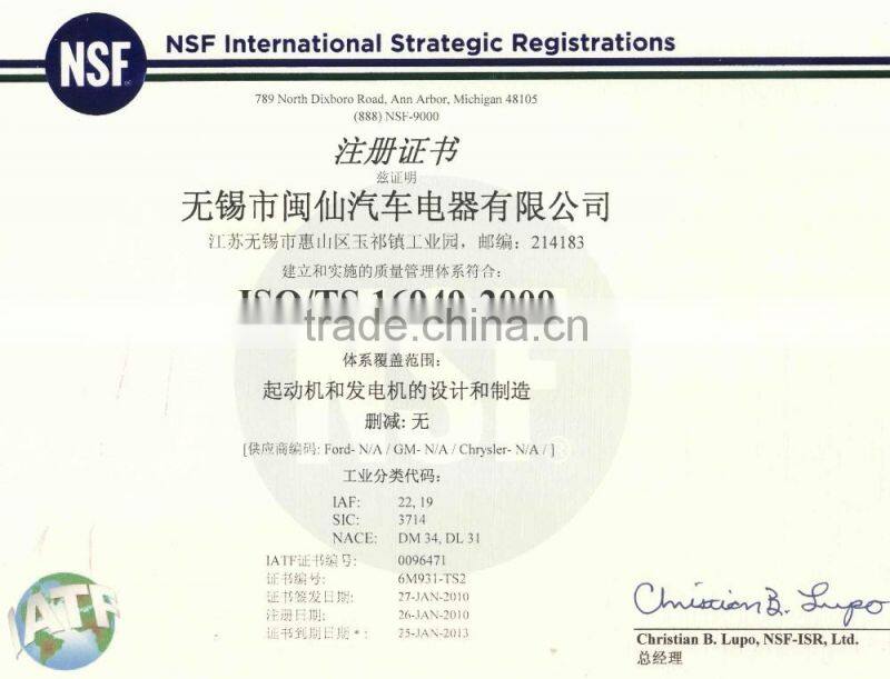 Auto Starter for Chrysler JEEP 56041207AD M1T84981 Lester 178661 2-2720-MI