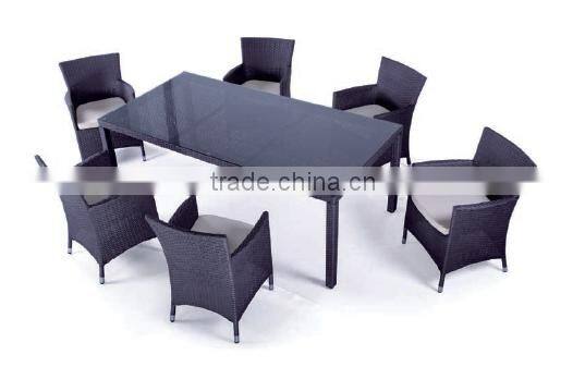 2016 Northern Europe style outdoor UV resistant rattan effect garden furniture