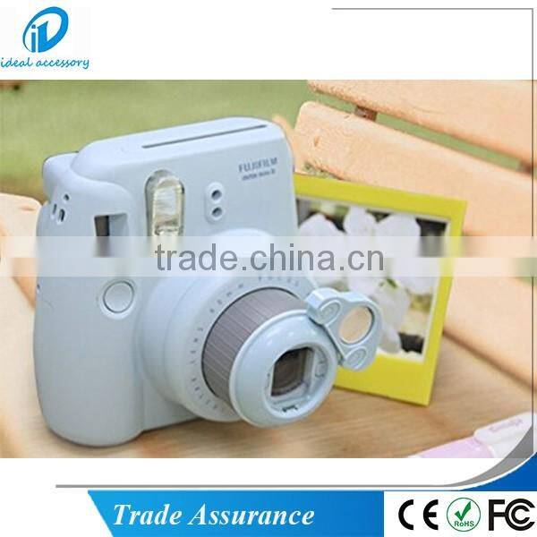 Car Style Instax Close Up Lens with Self Portrait Mirror for Fujifilm Instax Mini7s 8 Camera and Polaroid 300