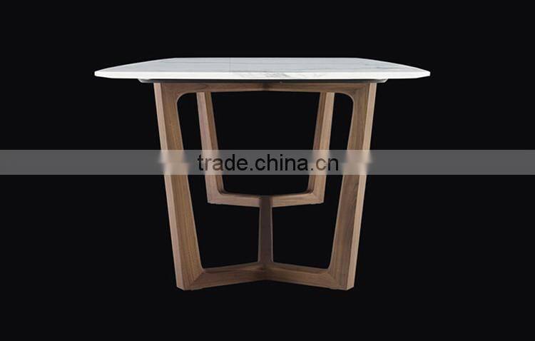HANM hot sale dinning room table,Modern Designs marble top dining table