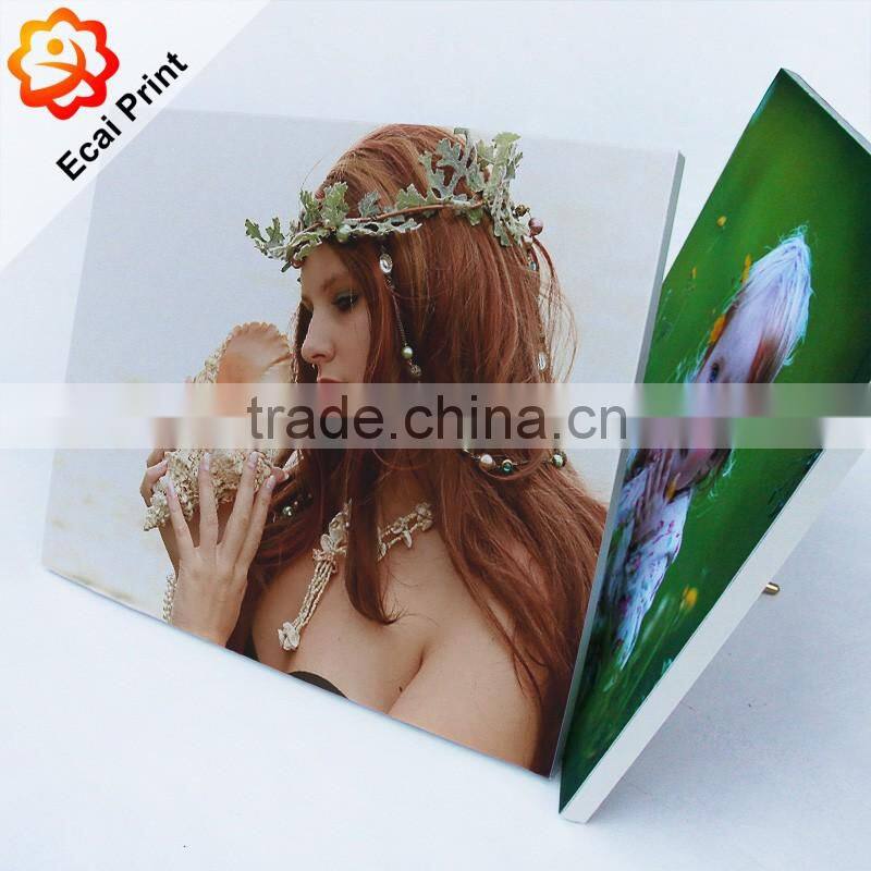Fashion cheap printed wooden photo frame with photos