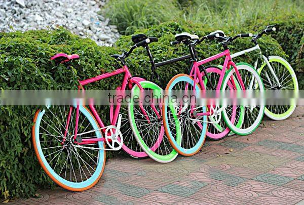2014 Most sexy and shiny lip-flop hub fixie gear bike in stock