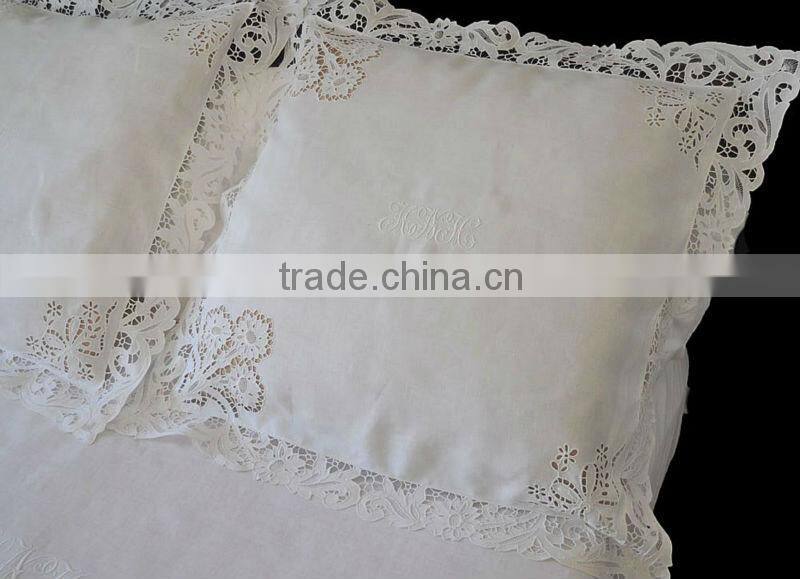 hand embroidery bedding set