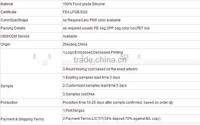 Silicone oven glove heat resistant silicone cooking gloves