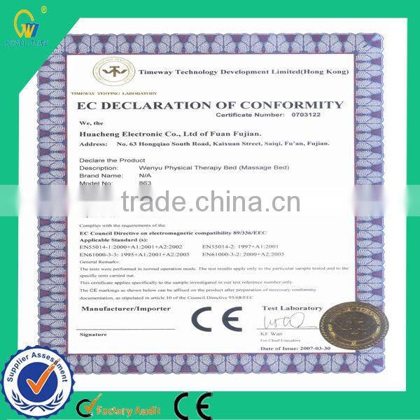 Foldable Comfy Massage Bed for hot Stone Pedicure