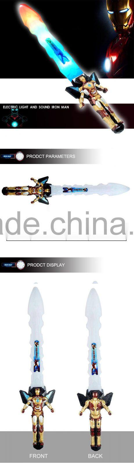 2016 popular kids toy ninja sword with light and sound