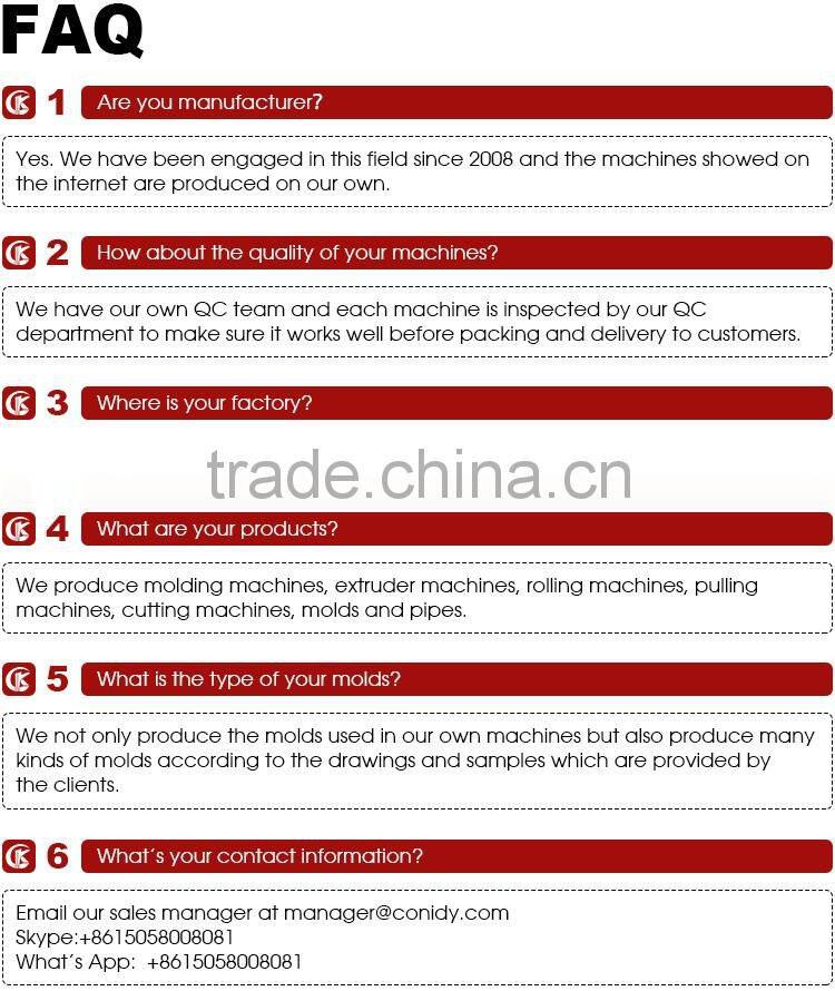 pp/pa/pvc/pe Plastic corrugated pipe machine