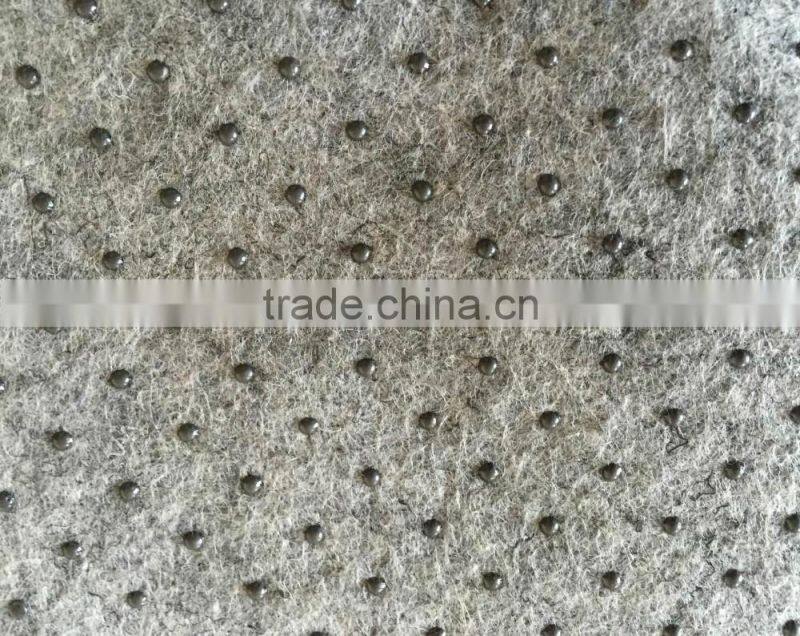 2016 best price needle punch with plastic dots for carpet