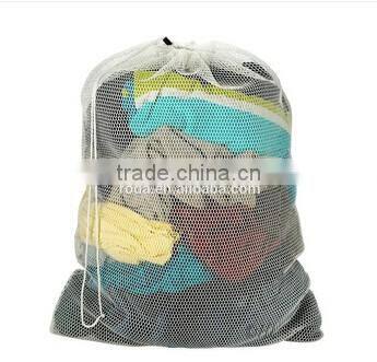 YIWU RODA 100% Polyester cord durable color logo foldable washing bag