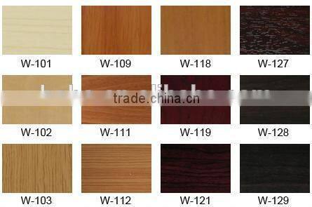 High quality wood grain color decorative pvc kitchen cabinet door film 1.22x50m/roll