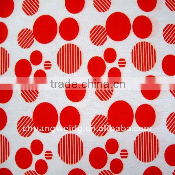 simple blue polka dot polyester fabric