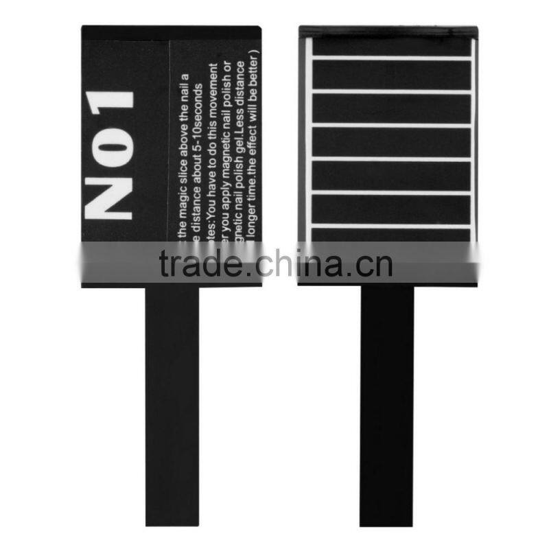 Magnet plate gel nail polish 3D cat Eyes magnets Magic sticker magnetic slice