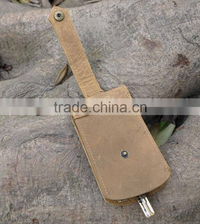 2016 high quality key holder vintage design key holder buckle leather key holder