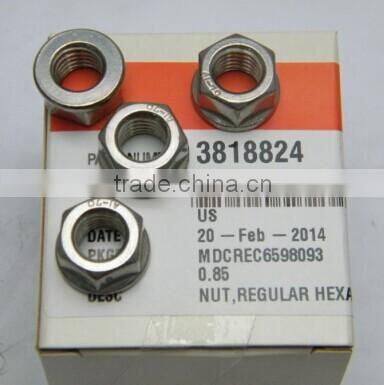 Excavator screw nut 3818824 for QSB6.7