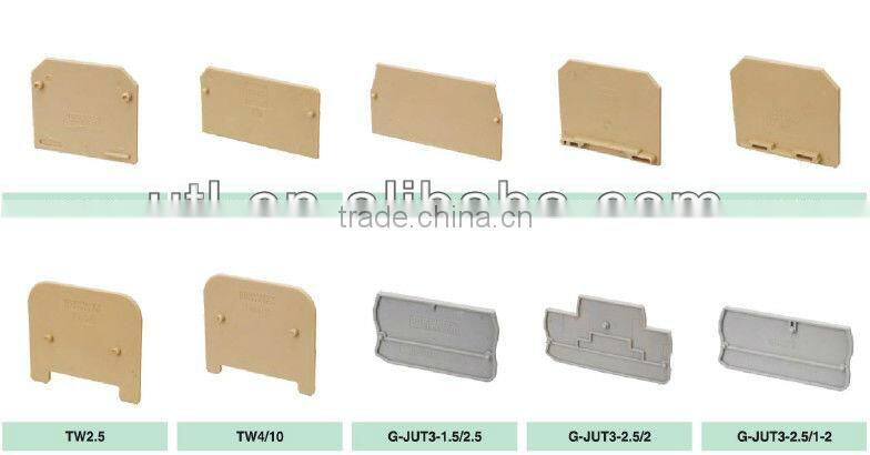 UTL Din Rail Screw Terminal End Cover end plate