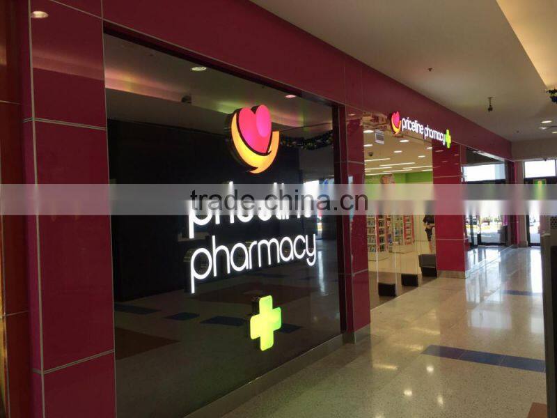 New style epoxy resin lighted sign letter
